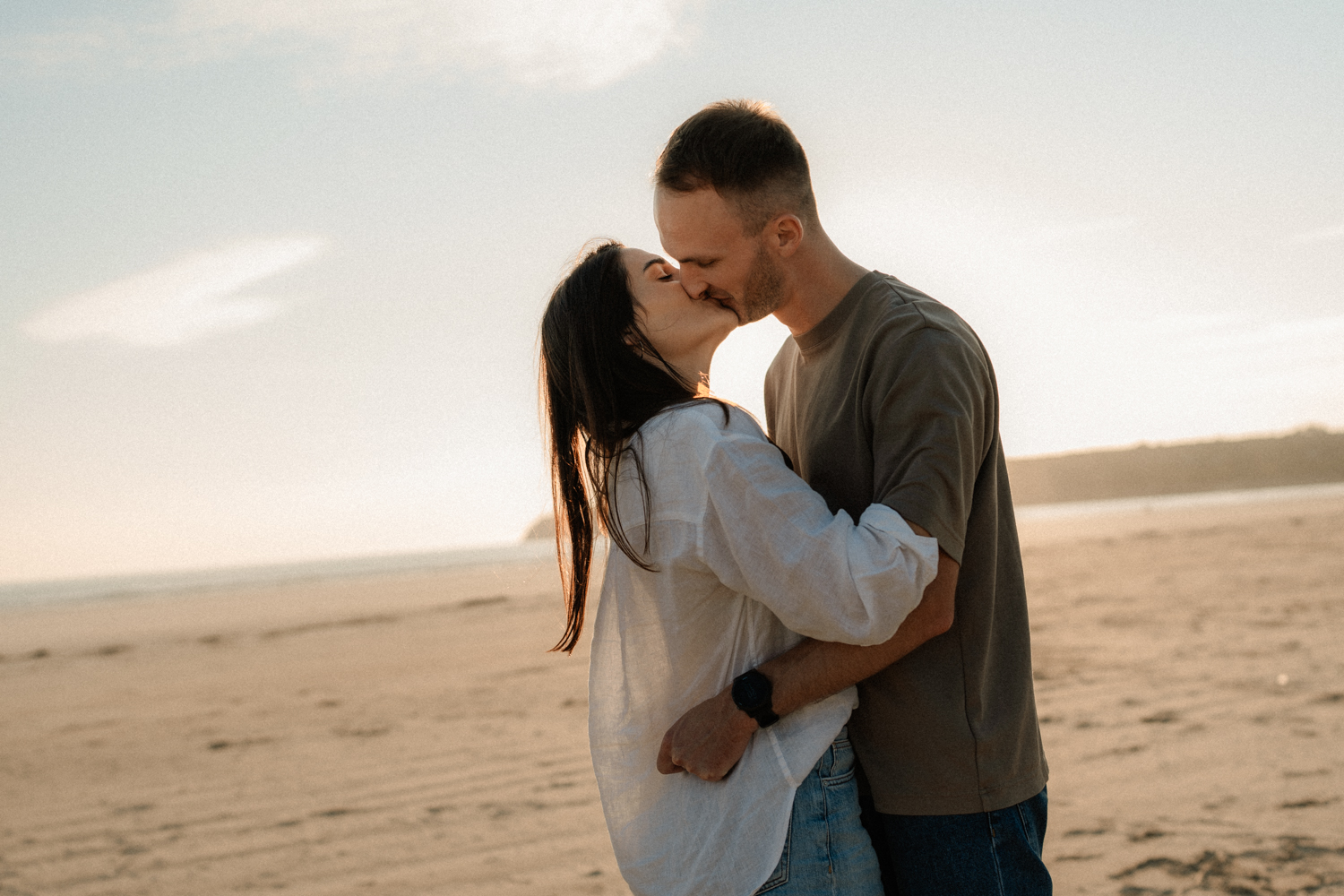 Séance engagement Bassin d'arcachon Cap Ferret Bordeaux mariage
