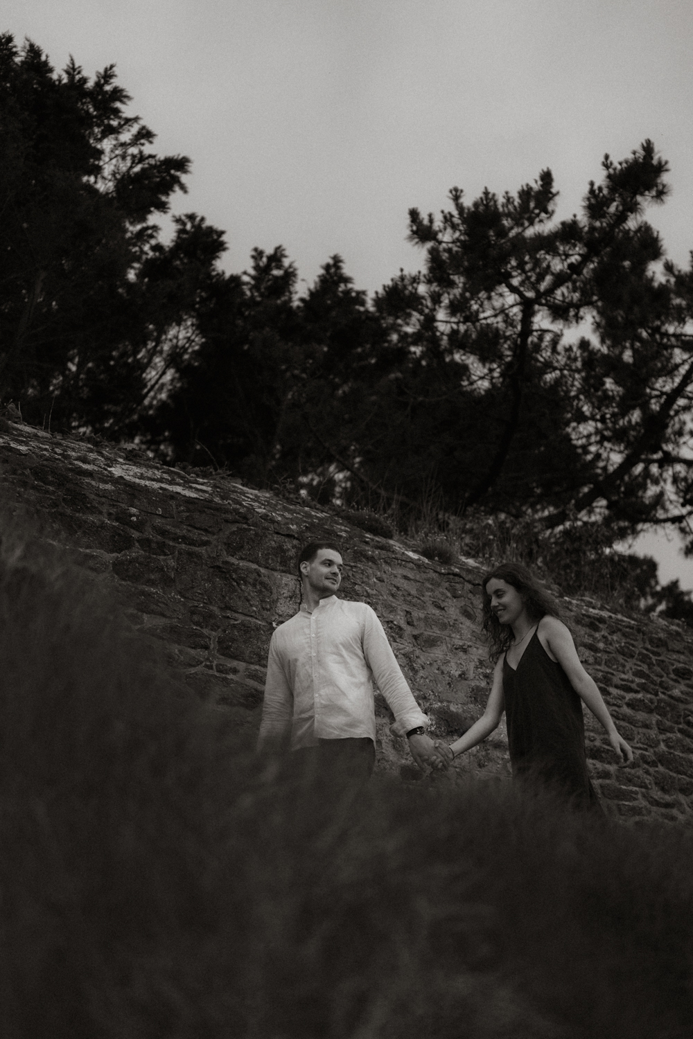 Séance photo couple Bretagne Photographe séance engagement côte d'Émeraude