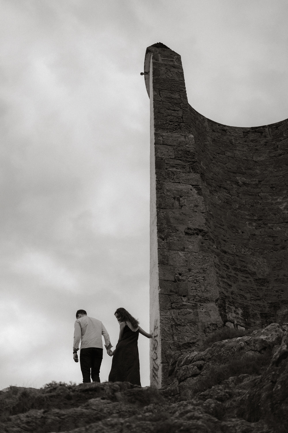 Séance photo couple Bretagne Photographe séance engagement côte d'Émeraude