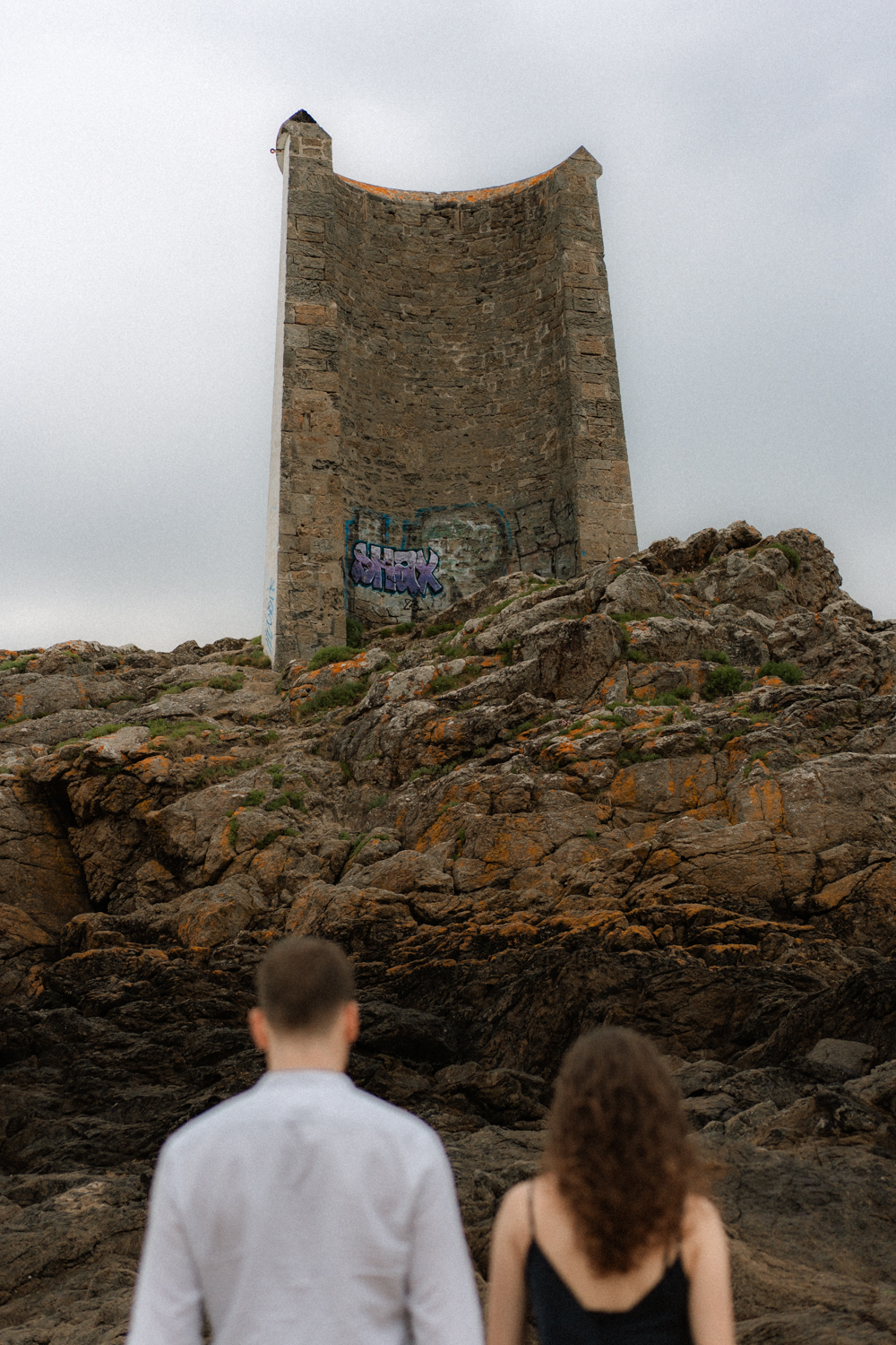 Séance photo couple Bretagne Photographe séance engagement côte d'Émeraude