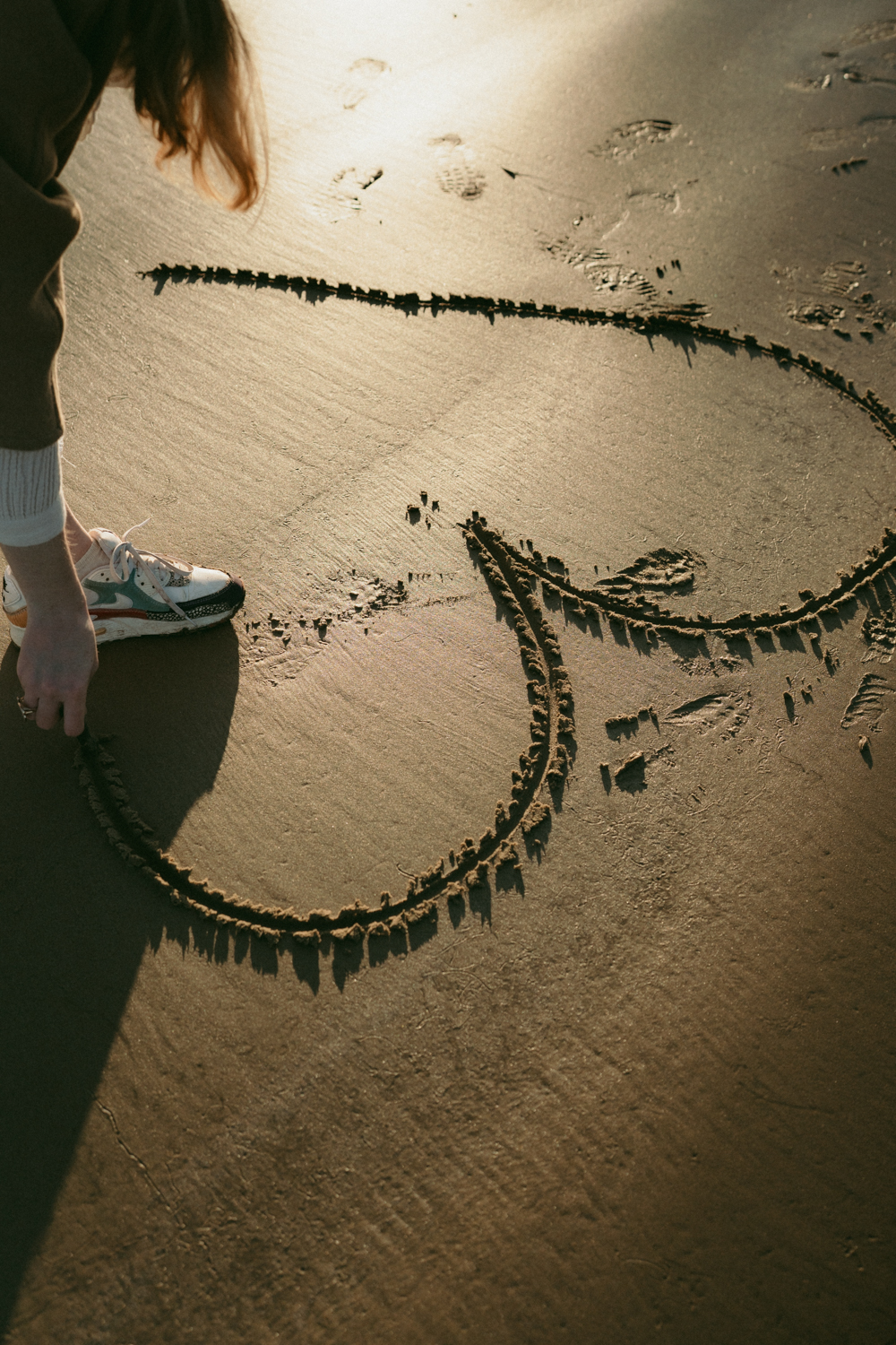 Séance photo famille plage hiver Finistère