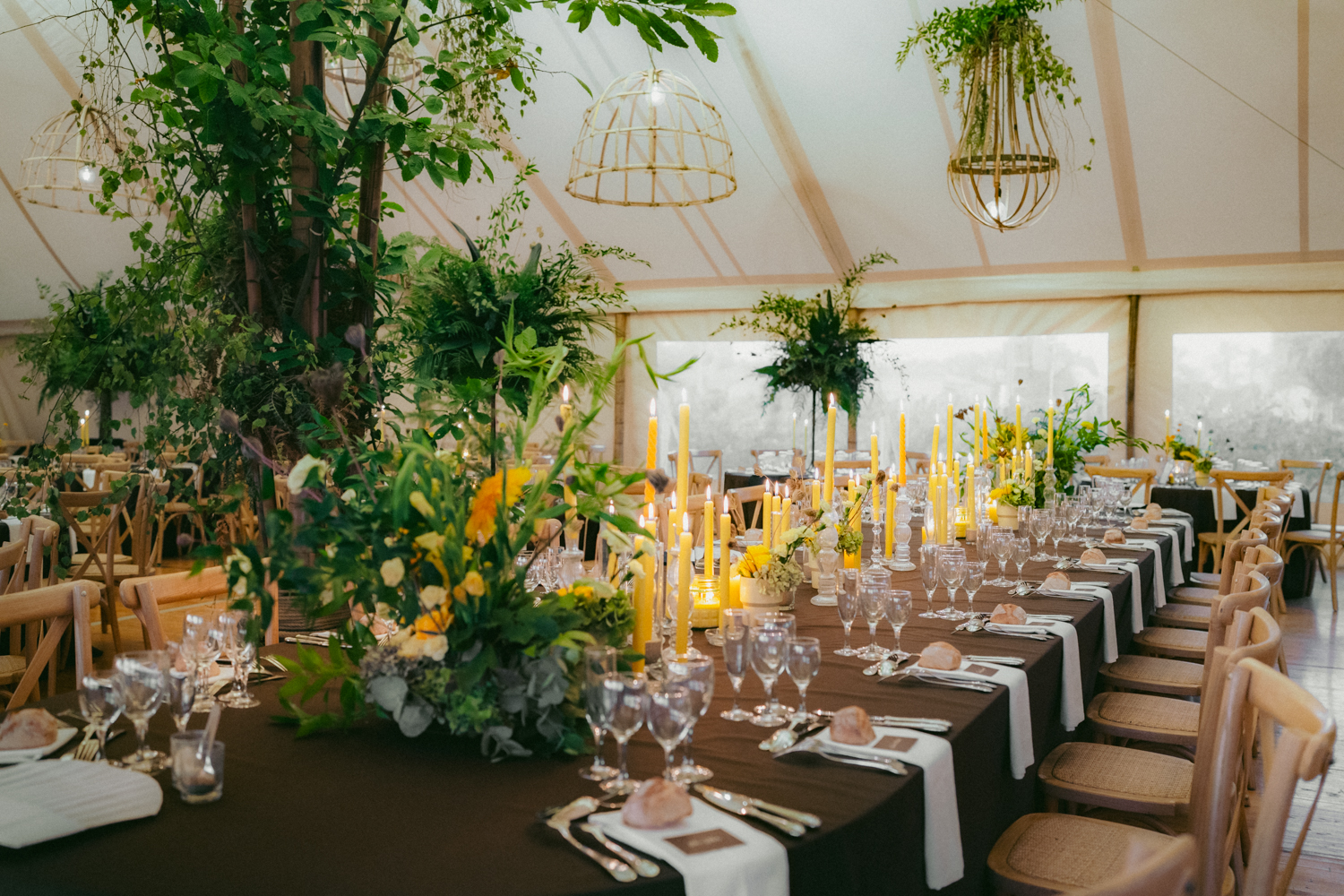 table des mariés élégante